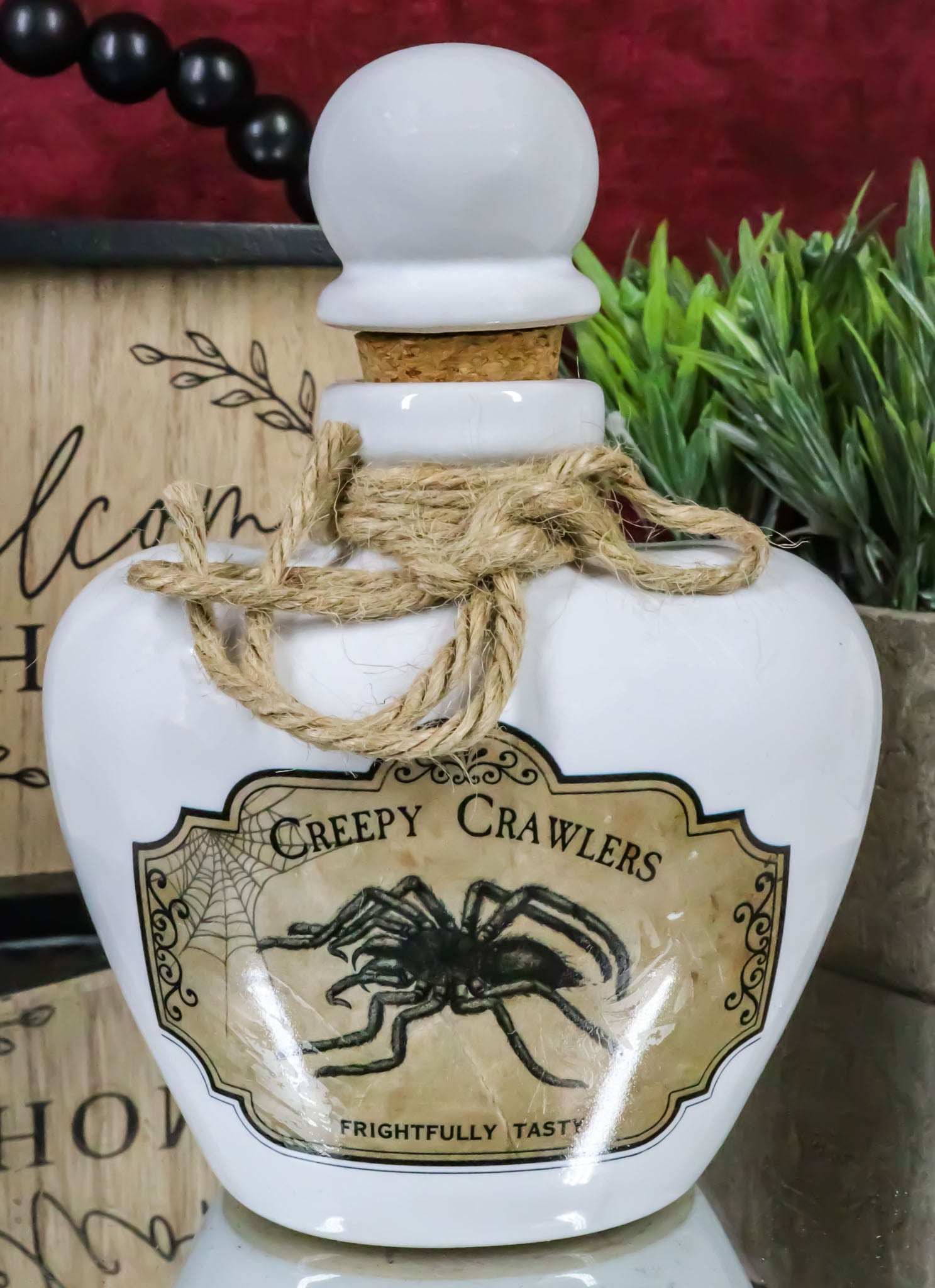 Ceramic Creepy Crawlers Spider Mad Doctor Witchcraft Poison Prop Potio ...