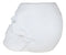 Matte White Gothic Skull Skeleton Ceramic Votive Candle Essential Oil Warmer