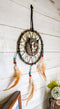 Ebros Native American Animal Spirit Buffalo Skull Dreamcatcher Wall Decor 6.5"Di