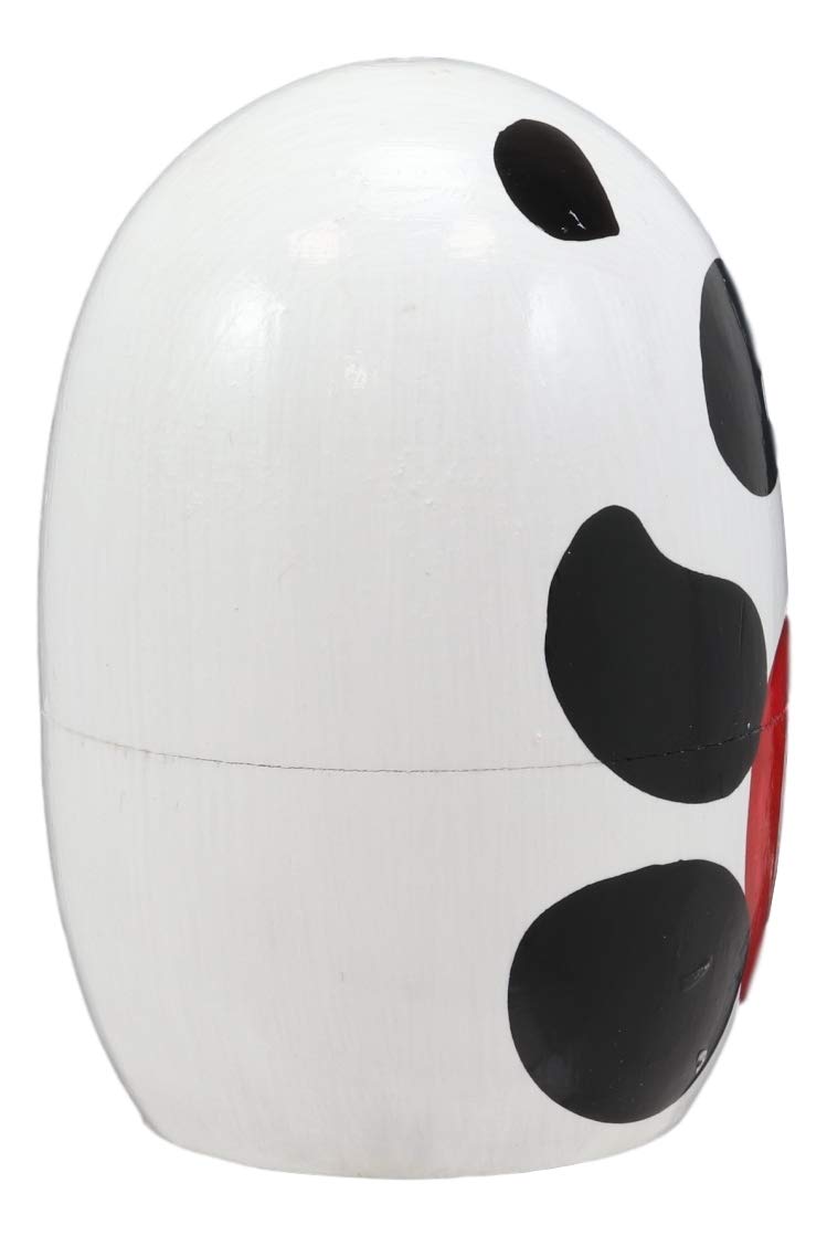 Ebros Giant Panda Bear Wooden Toy Stacking Nesting Dolls 5 Piece Matryoshka