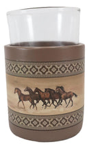 Ebros Western Wild Horses Southwest Navajo Vectors Bathroom Rinse Cup Tumbler Holder
