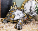 Victorian Steam Age Nautical Steampunk Geared Bionic Turtle Tortoise Figurine