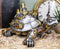 Victorian Steam Age Nautical Steampunk Geared Bionic Turtle Tortoise Figurine