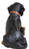 Ebros Adorable Black & Tan Dachshund Dog Welcome Statue 10.5"Tall Sausage Wiener Dog Figurine Guest Greeter Home Decor