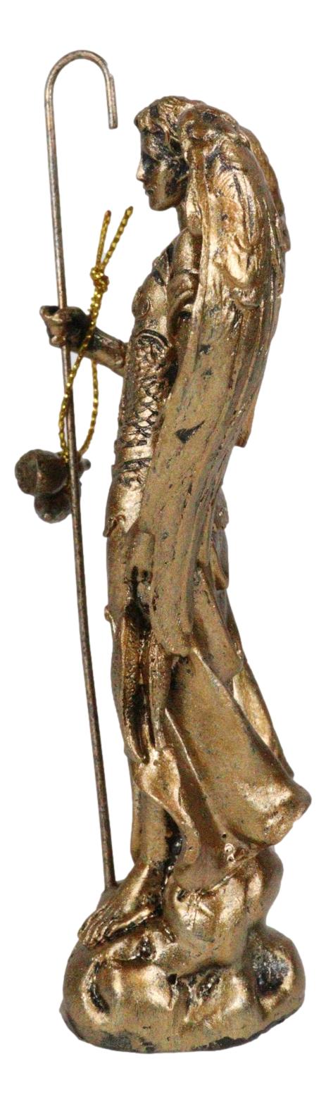 Ebros Catholic Archangel Saint Raphael Statue 5"Tall Sacrament of Pennance And Healing - Ebros Gift