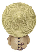 Furry Bones Tanuki Raccoon Dog With Farmer Hat Skeleton Collectible Figurine