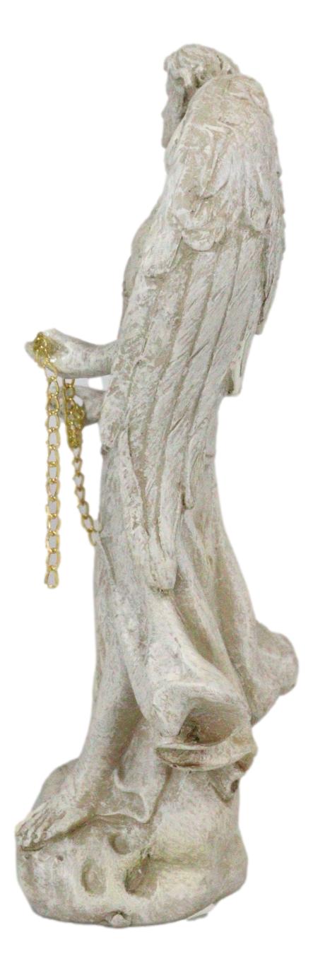 Ebros Holy Archangel Saint Sealtiel Statue 5"H Prayer of God Worship And Intercession - Ebros Gift