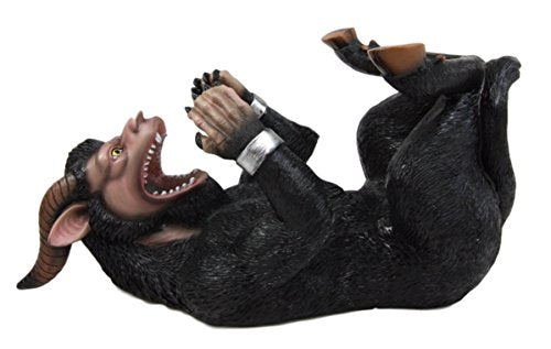 Holiday Devil Krampus Folklore Figurine Wine Bottle Holder 11"L