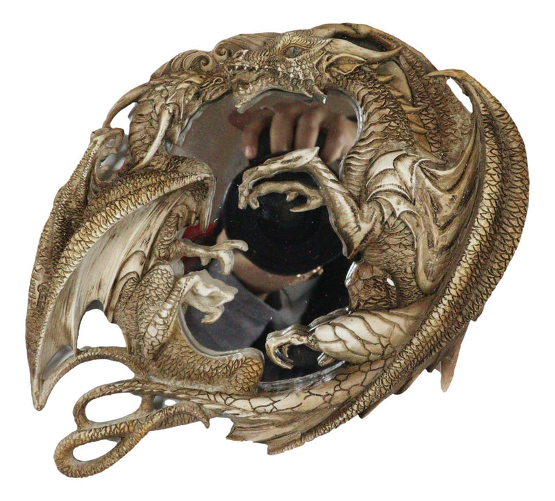 Medieval Arthur Fantasy Morgan Theomachia Feud Of Dragon Gods Wall Mirror Plaque