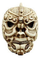 Aztec Quetzalcoatl Snake Cranium Skull Statue Halloween Skeleton Head Figurine