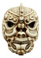 Aztec Quetzalcoatl Snake Cranium Skull Statue Halloween Skeleton Head Figurine
