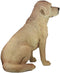 Ebros Large Realistic Lifelike Yellow Labrador Retriever Statue 21"H Golden Retriever