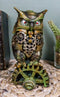 Ebros Steampunk Nocturnal Messenger Spy Owl Figurine 6.75"H Paperweight Decor