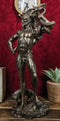 Large Cernunnos Statue 18"H Celtic Horned God Wiccan Figurine Maxine Miller Art