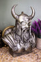 Ebros Warrior God Odin The Alfather Bust Statue 12"H Norse Viking God Odin Ruler Of Asgard Sculptural Figurine