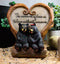 Ebros Bear Couple Under Heart Shaped Willow Tree Figurine Love Without Measure