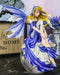 Ebros Blonde Fairy Sitting On Lunar Full Moon Statue 8.5" Tall by Nene Thomas