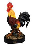 Ebros Gift Large Decorative Sunshine Country Barnyard Farm Rooster Chicken Figurine 13.5"H
