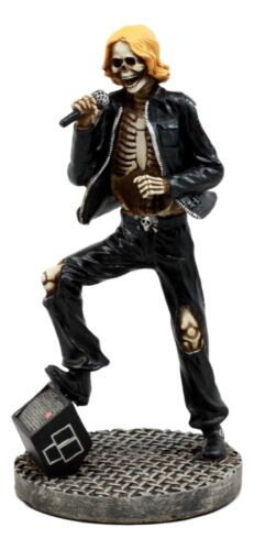 Day Of The Dead Skeleton Rock Band Lead Singer Figurine Underworld Entertainment