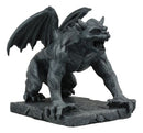 Ebros Winged Demonic Bull Gargoyle Statue Gothic Night Crawler Sentry Stone Devil