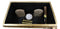 Oversized 1:2 Matte Gold Judaic Ark Of Covenant Model W/ Contents Sculpture Box