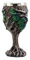 Ebros Myths & Legends Mysterious Forest Spirit Greenman Deity Wine Goblet Chalice Cup