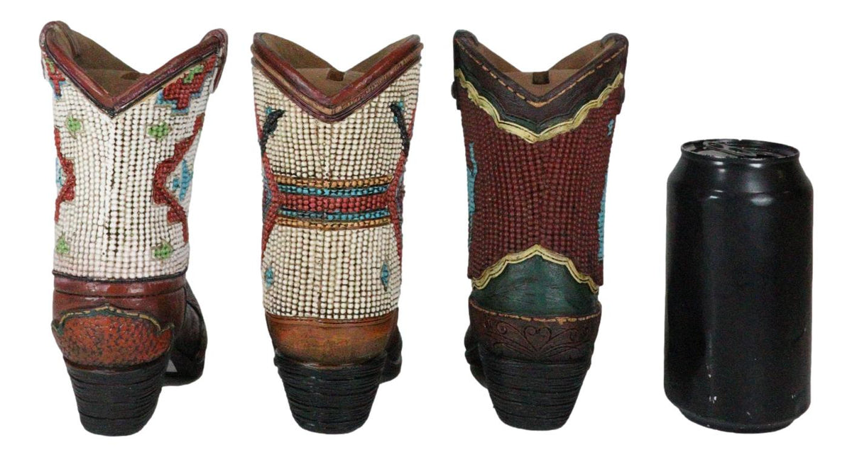 Rustic Western Patriotic Texas State Flag Cowboy Boot Money Coin Piggy Bank
