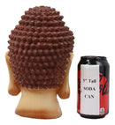 Ebros Feng Shui Shakyamuni Buddha Gautama Head with Ushnisha Statue 9" H