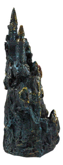 Ebros Red Garnet Fire Dragon By Rocky Mountain With Castle LED Light Figurine