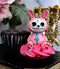 Furry Bones Voodoo Pink Bunny Rabbit Skeleton On Chocolate Cupcake Jewelry Box