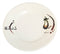 Pack Of 6 Eggplant With Zen Swirl Design Appetizer Salad Buffet Round Plates 7"D