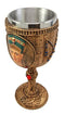 Ebros Ancient Egyptian Nefertiti Wine Goblet In Hieroglyphic Design 6oz 7"H