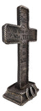 Pack Of 4 Rustic Western Inspirational Christian Bible Verses Standing Crosses