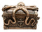 Ebros Deep Sea Kraken Octopus Skull Treasure Jewelry Decorative Box Figurine