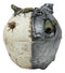 Ebros Steampunk Horned Demon Cyborg Skull Jewelry Box Statue Robotic Bone Devil
