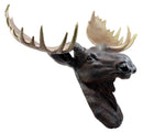 Ebros North American Bull Moose Wall Decor 24"Wide Wall Mount Plaque Sculpture
