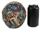 Nostalgic Western Route 66 Scenic US Highway Memory Lane Signs Skull Figurine