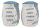 Ebros Marine Mermaid Kisses Starfish Wishes Ceramic Salt And Pepper Shakers Set