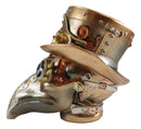 Ebros Bizarre Industrial Victorian Steampunk Plaque Doctor Bust Skull Figurine