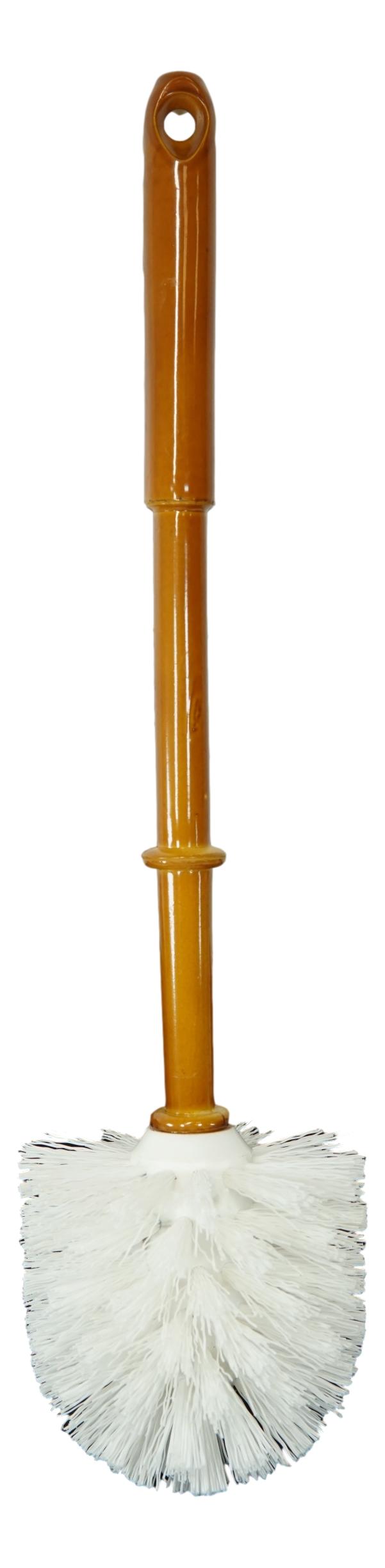 Western Military Rifle Ammo Shells Gold Tone Bullets Toilet Brush and Holder Set - Ebros Gift