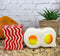 American Breakfast Bacon And Sunny Side Up Eggs Ceramic Salt And Pepper Shakers