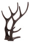 Ebros Metal Stag Deer Antlers 3 Wine Bottles Holder Rack Cabin Lodge Home Decor