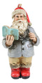 Good Teacher Santa Claus Reading Book Christmas Tree Hanging Ornament Decor