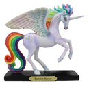 Ebros Rose Khan Fantasy Rainbow Dancer Unicorn Mare Horse Figurine 7"H Statue