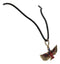 Egyptian Deity Golden Goddess Maat With Open Wings Amulet Pendant Necklace Decor