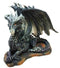 Ebros Dark Dragon (Black) Collectible Serpent Figurine Sculpture Statue 7.25" Height