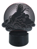 Ebros Sacred Unicorn Riding Night Clouds Acrylic Panel Colorful LED Night Light