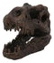 Faux Taxidermy Tyrannosaurus Rex T-rex Dinosaur Head Fossil Small Skull Figurine