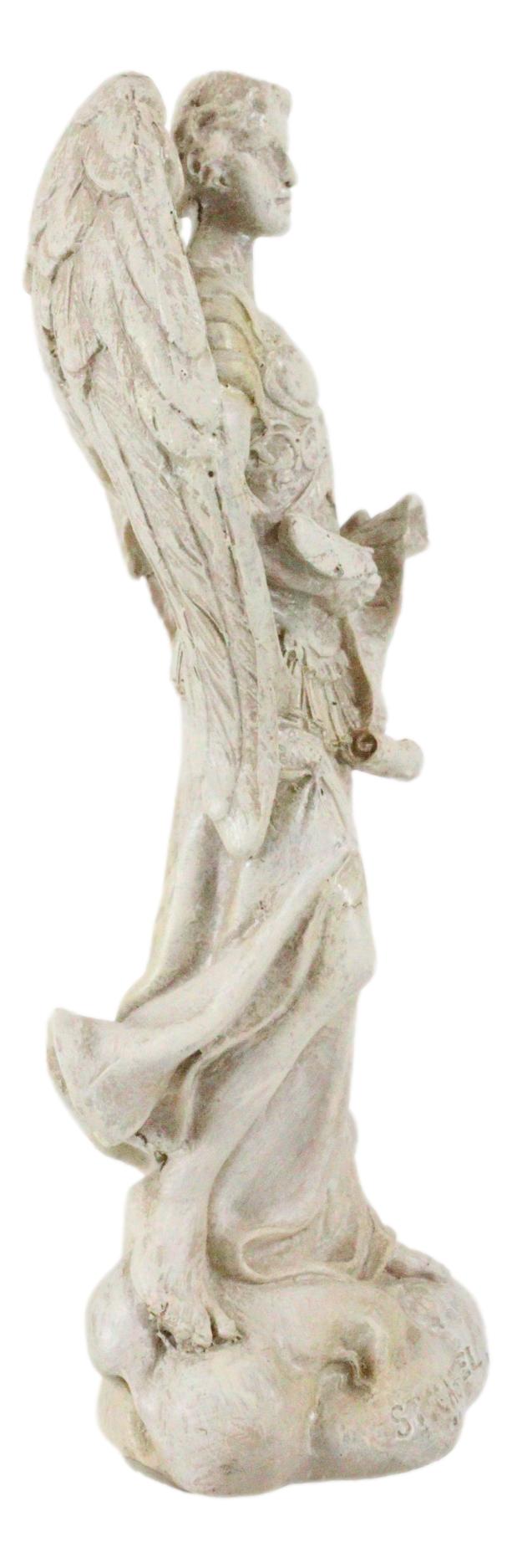 Ebros Holy Archangel Saint Gabriel Statue 5"Tall Power Of God And Patron of Baptism - Ebros Gift