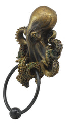 Ebros Deep Ocean Creature Octopus Door Knocker 8.5"Tall Kraken Monster Cthulhu